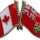 Canada Ontario Friendship Lapel Pin