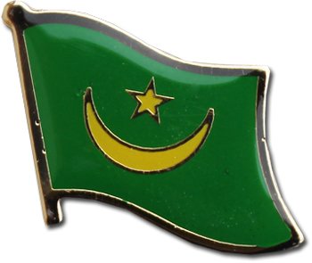 Mauritania Flag Lapel Pin (1959-2017)