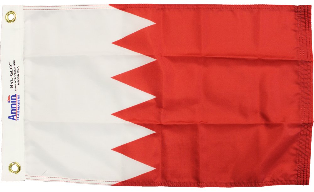Bahrain - 12"X18" Nylon Flag