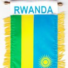Rwanda Window Hanging Flag