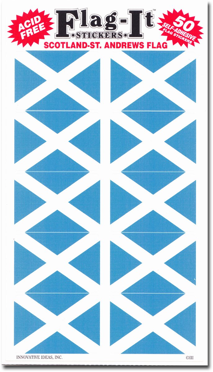 Scotland 50 Count Sticker Pack (St. Andrews)