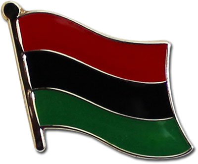 African American Flag Lapel Pin