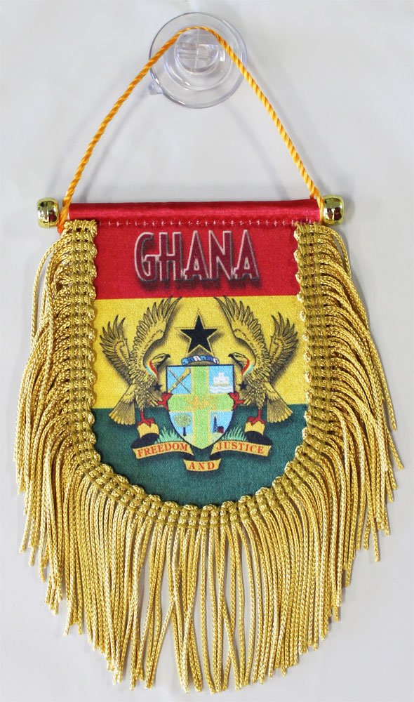 Ghana Window Hanging Flag (Shield)