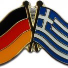 Germany Greece Friendship Lapel Pin