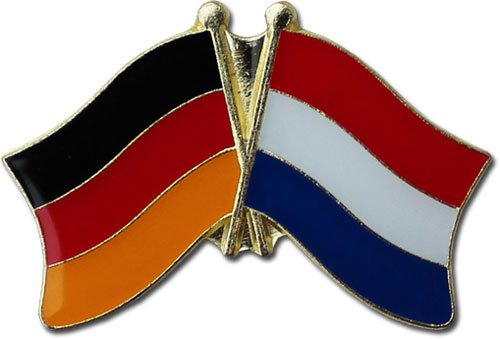 Germany Netherlands Friendship Lapel Pin