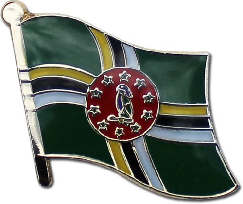 Dominica Flag Lapel Pin