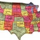 USA Map Acrylic Magnet