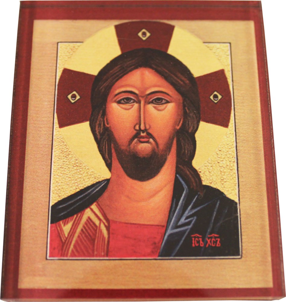 Pantocrator Byzantine Christ Acrylic Magnet
