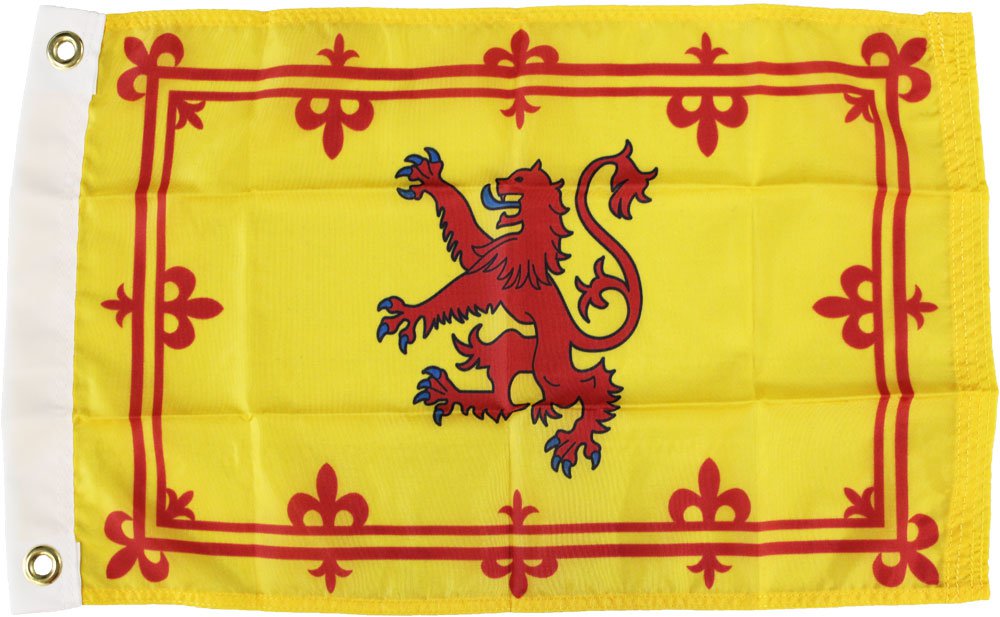 Scotland - 12"X18" Nylon Flag (Lion)