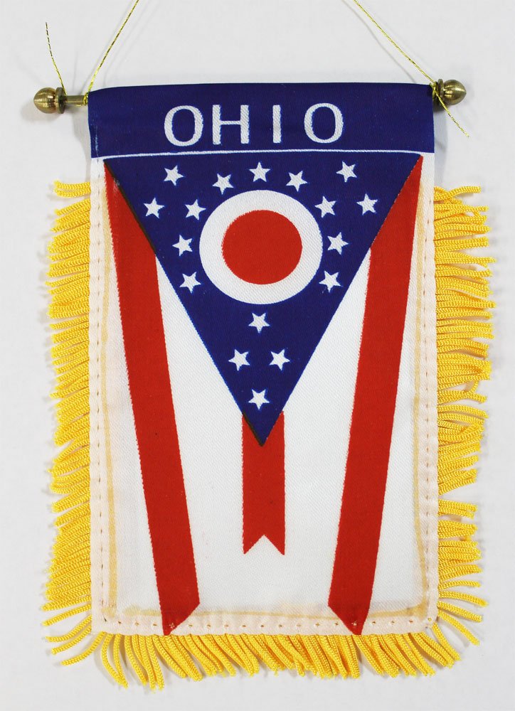 Ohio Window Hanging Flag