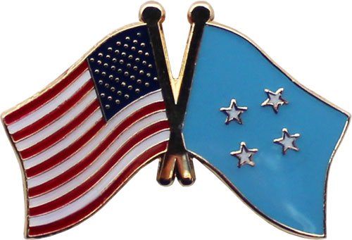 Micronesia Friendship Lapel Pin
