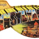 Pennsylvania Acrylic Postcard Magnet