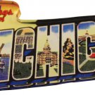 Michigan Acrylic Postcard Magnet