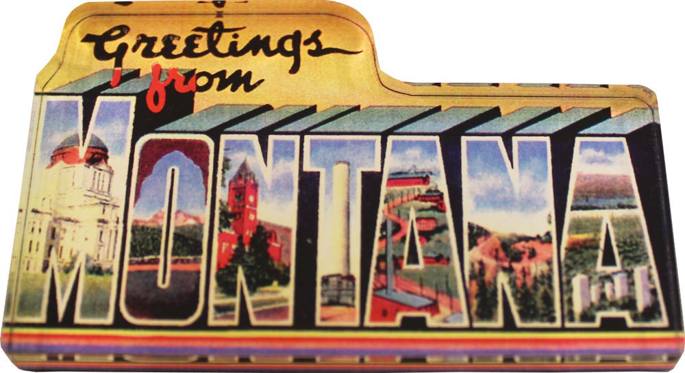 Montana Acrylic Postcard Magnet
