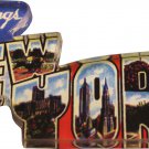 New York Acrylic Postcard Magnet