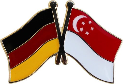 Germany Singapore Friendship Pin