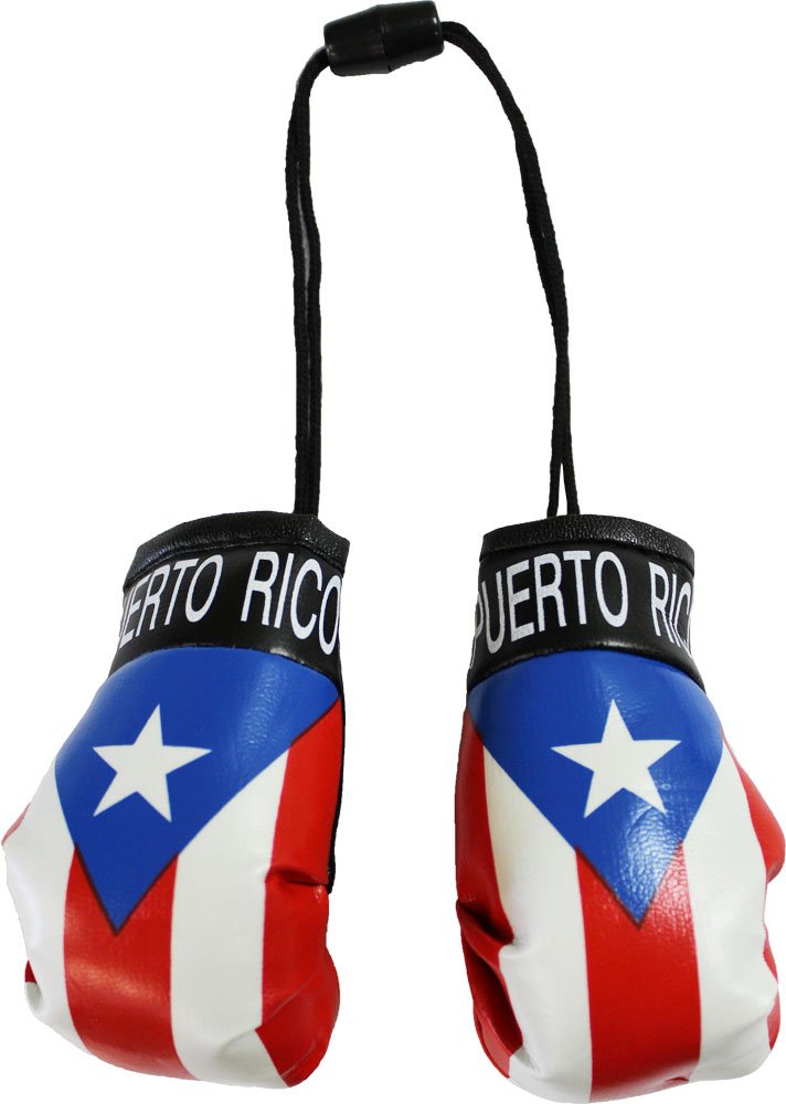 Puerto Rico Mini Boxing Gloves
