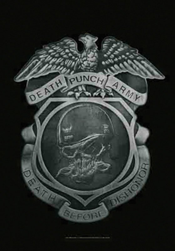 Five Finger Death Punch Textile Poster (Enforcer)