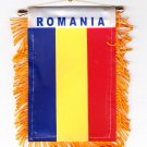 Romania Window Hanging Flag