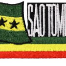 Sao Tome & Principe Cut-Out Patch
