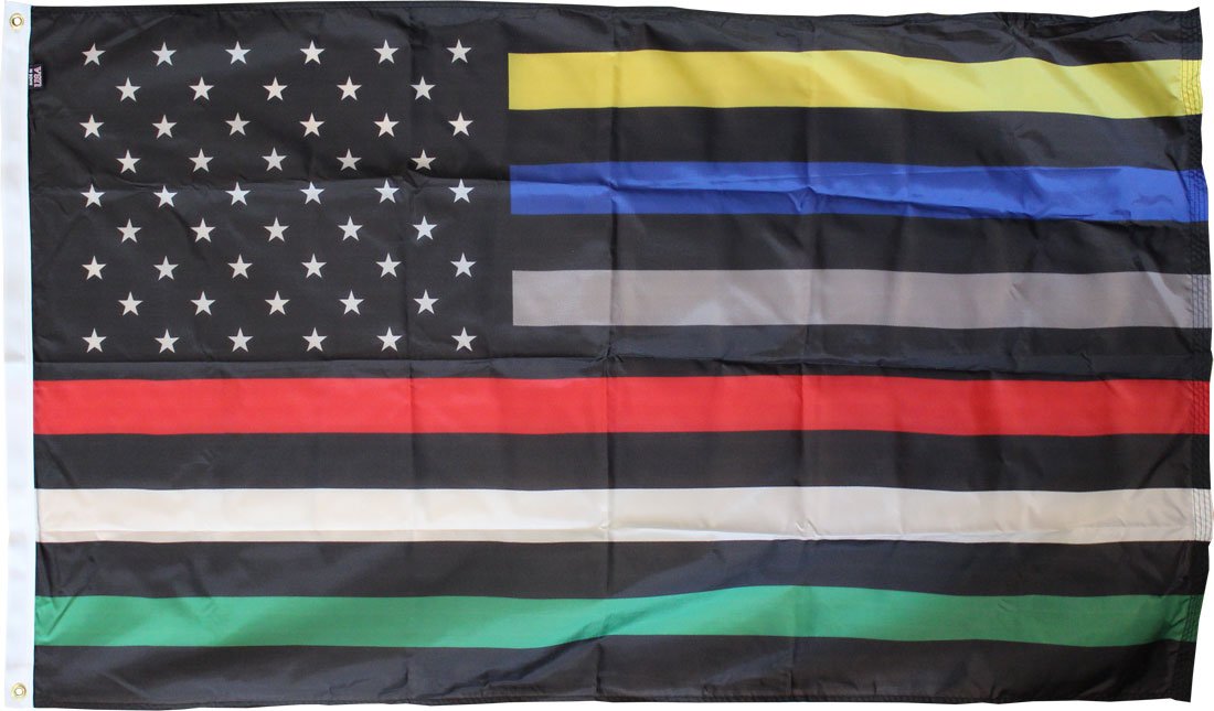 First Responders (USA) - 3'X5' Nylon Flag