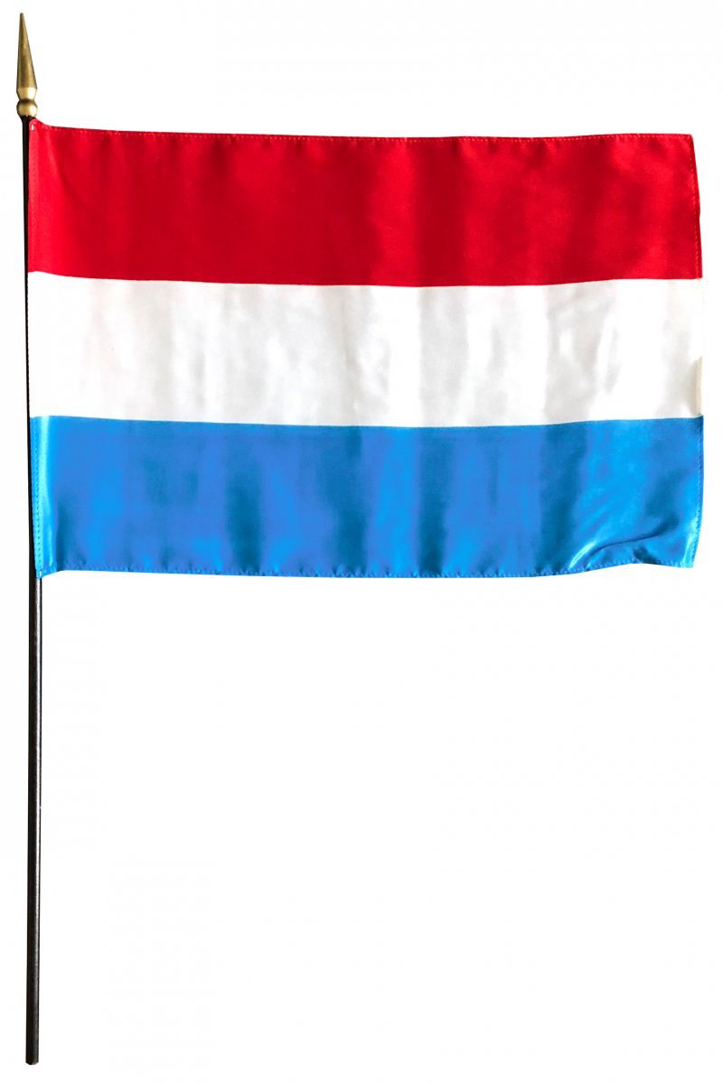 Luxembourg - 8"X12" Stick Flag