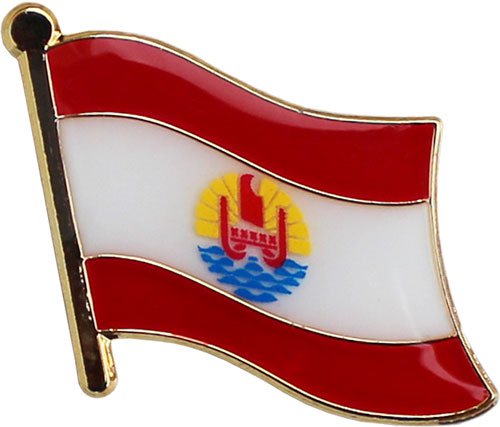 French Polynesia Flag Lapel Pin
