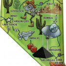 Nevada Acrylic State Map Magnet
