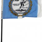 Korean War Veterans - 4" x 6" Stick Flag