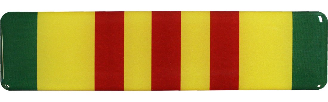 Vietnam Veterans Long Domed Sticker
