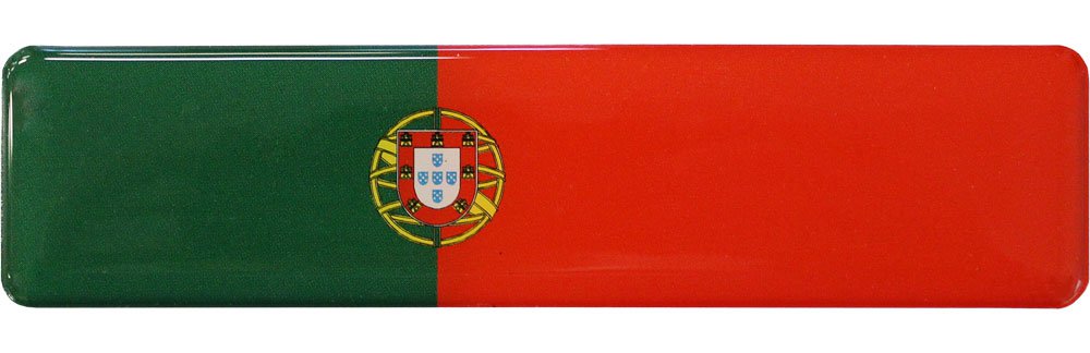 Portugal Long Domed Sticker