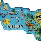 Hawaii Acrylic State Map Magnet