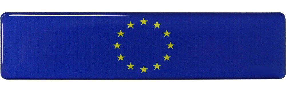 European Union Long Domed Sticker