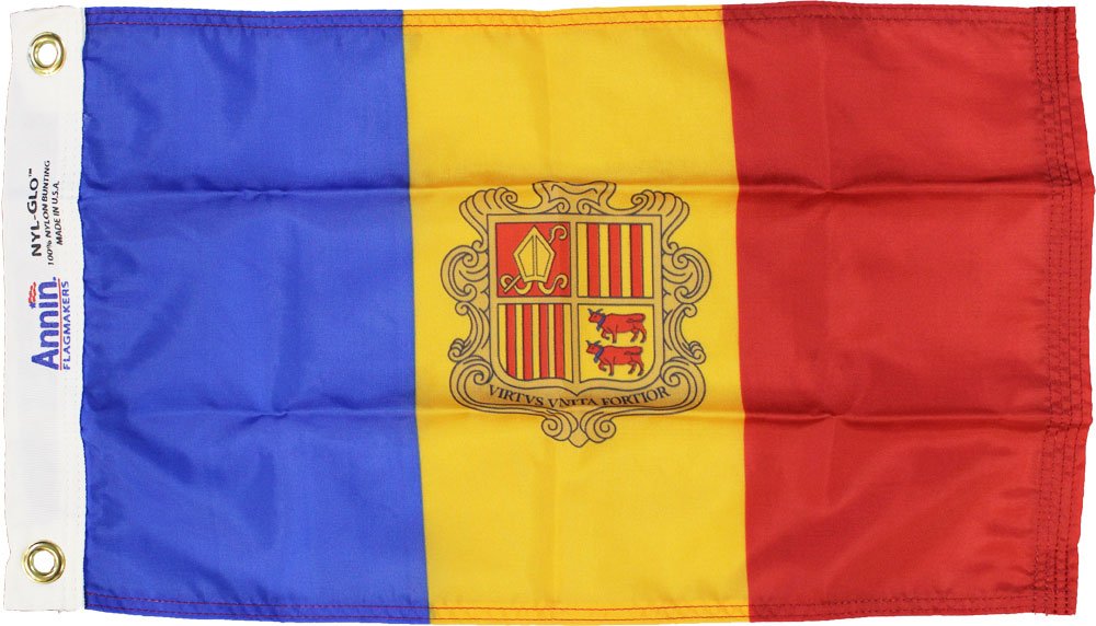 Andorra (State) - 12"X18" Nylon Flag
