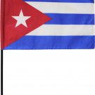 Cuba - 8"X12" Stick Flag