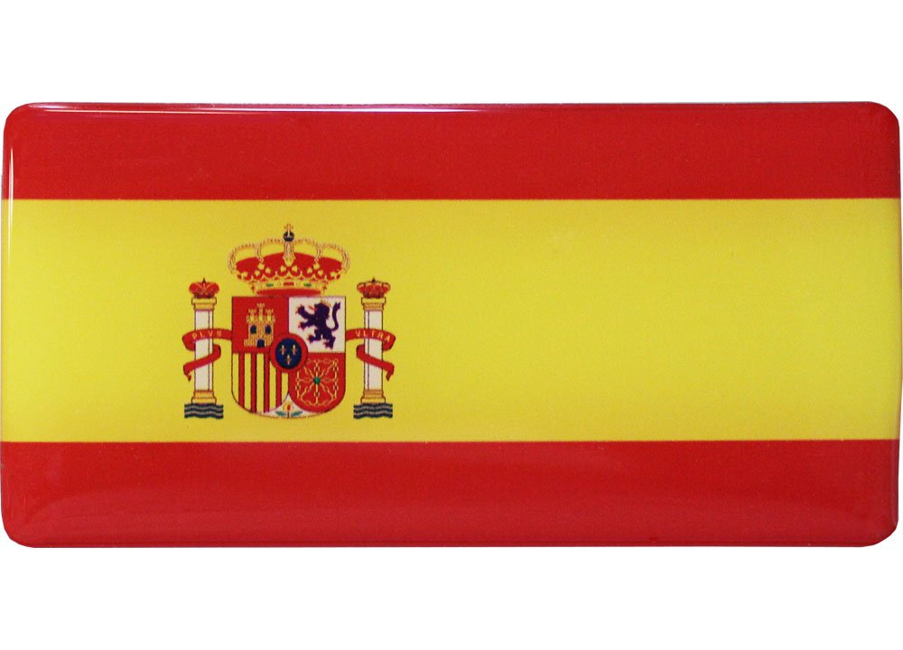 Spain Domed Sticker