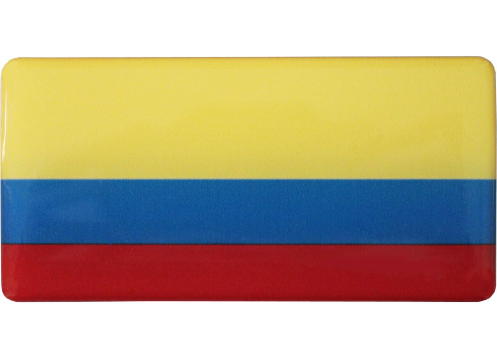 Ecuador Rectangular Domed Sticker (Civil)