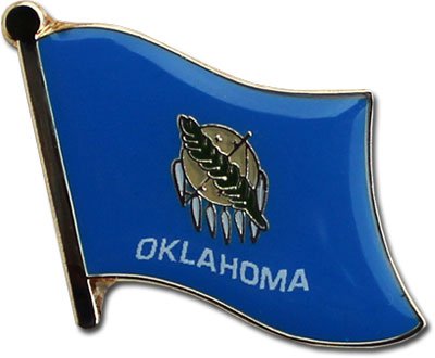 Oklahoma Flag Lapel Pin
