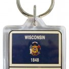 Wisconsin Keyring