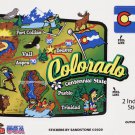 Colorado State Map Die Cut Sticker
