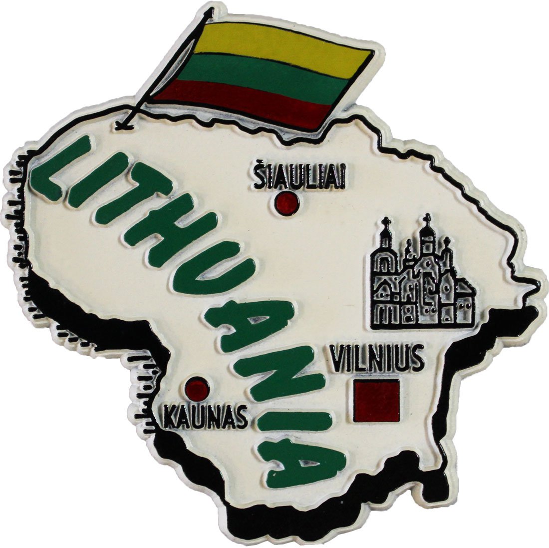 Lithuania Magnet