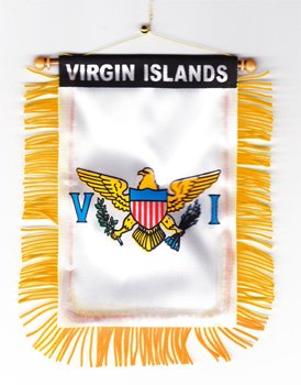 US Virgin Islands Window Hanging Flag