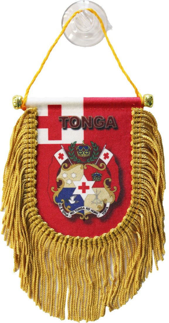 Tonga Window Hanging Flag (Shield)