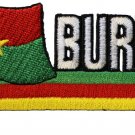 Burkina Faso Cut-Out Patch