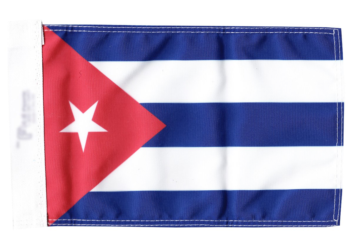 Cuba 5.5" x 8.5" Motorcycle Flag