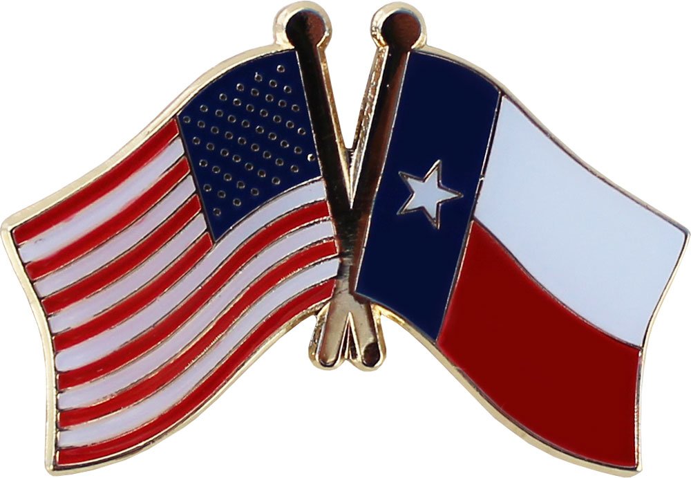Texas Friendship Lapel Pin