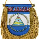 Nicaragua Window Hanging Flag (Shield)
