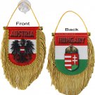 Austria-Hungary - Double Sided Window Hanging Flag (Shield)