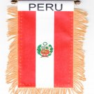 Peru Window Hanging Flag