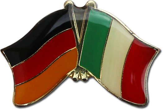 Germany Italy Friendship Pin